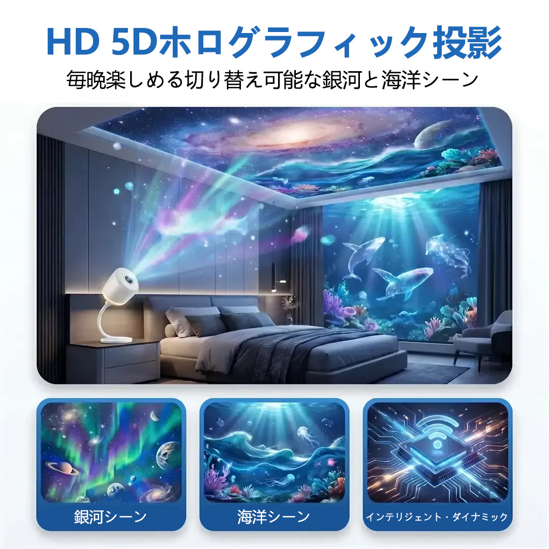 ClearaNature® ナイトライトプロジェクター