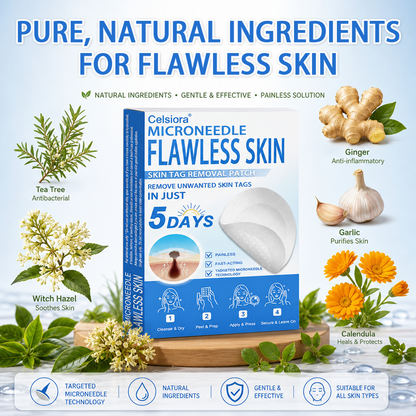 ClearaNature® 2in1 マイクロニードルハイドロコロイドパッチ イボ・ほくろ・ニキビケア シワ・傷跡・肌荒れ改善 顔＆全身用目立たないケアパッチ