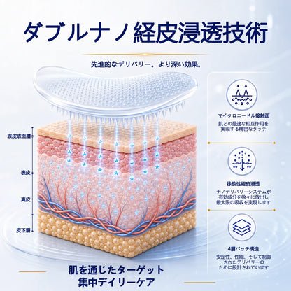 🔥ClearaNature® 2in1 マイクロニードルハイドロコロイドパッチ イボ・ほくろ・ニキビケア シワ・傷跡・肌荒れ改善 顔＆全身用目立たないケアパッチ
