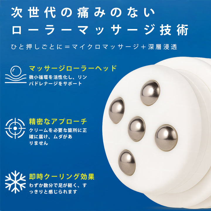 CleraNature® リンパドレナージと腫れの緩和のためのロールオン ポンプ クリーム