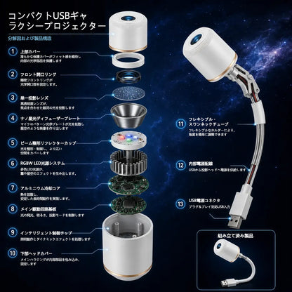 ClearaNature® ナイトライトプロジェクター
