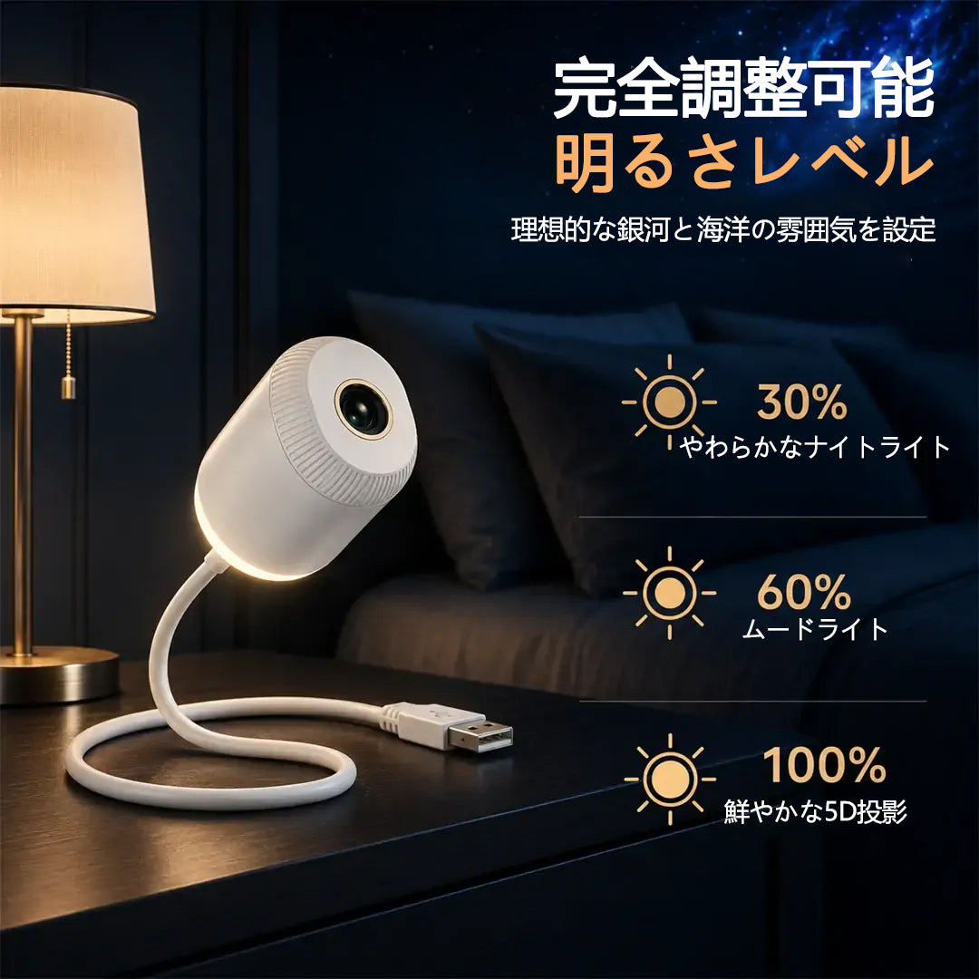 ClearaNature® ナイトライトプロジェクター